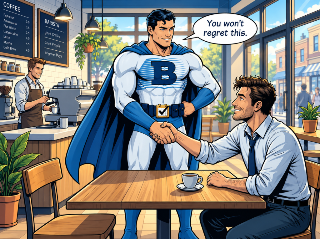 B-Man, a bookkeeper for the Northern Beaches to the rescue.